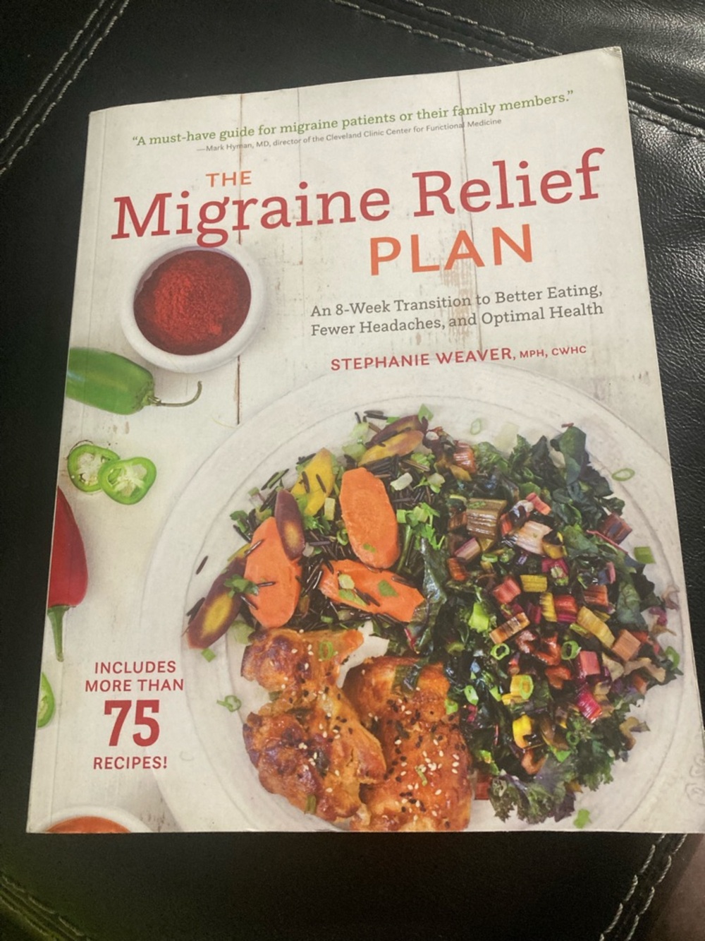 The Migraine Relief Plan Cookbook - White Cover